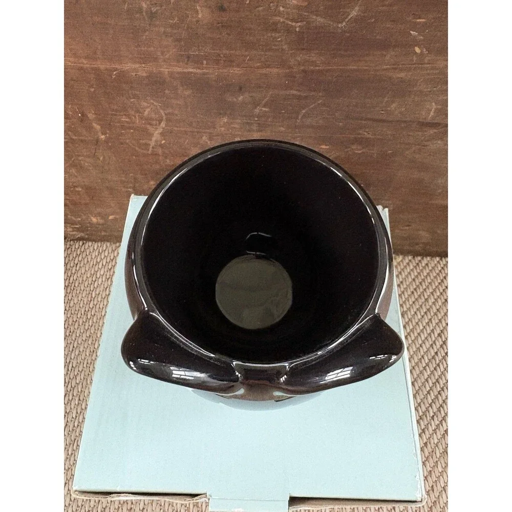 PartyLite Sly Black Cat‎ Candle Holder Ceramic Halloween P90510 - Picture 2 of 7